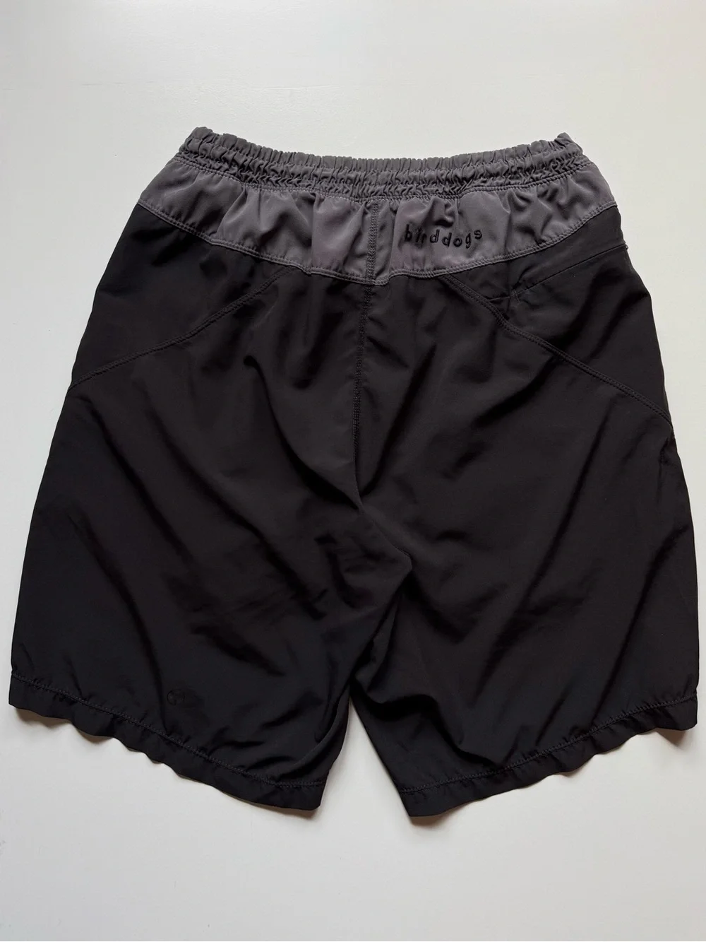 Birddogs Men's Black Lightweight Performance Gym Shorts - Size S